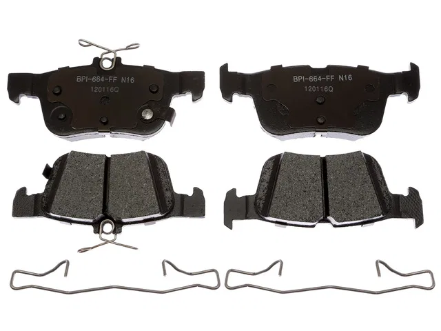 MGD1665CH – R/M BRAKES Brake Pad, OE Replacement Ceramic Includes Mounting Hardware